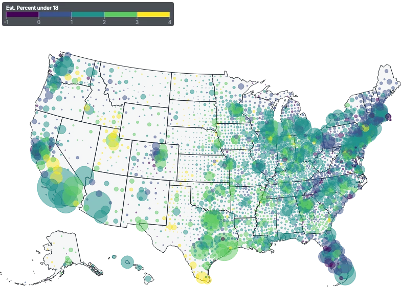 GeoPath - bubble-map